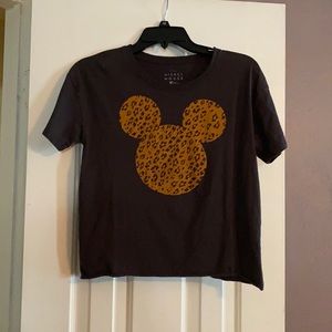 Mickey Mouse Leopard Crop top